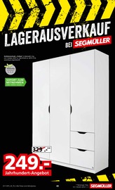 Aktueller Segmüller Prospekt mit Schrank, "LAGERAUSVERKAUF BEI SEGMÜLLER", Seite 40