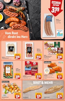 Bratwurst im aktuellen REWE Prospekt (Nürnberg) Bratwurst im REWE Prospekt "Dein Markt" mit 34 Seiten (Nürnberg)