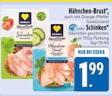 Aktuelle Hähnchen Angebote bei EDEKA in Ingolstadt Aktuelles Hähnchen-Brust auch mit Orange-Pfeffer Gewürzrand Angebot bei EDEKA in Ingolstadt ab 1,99 €