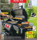 Gasgrill Angebote von Grillmeister bei Lidl Ratingen für 249,00 €