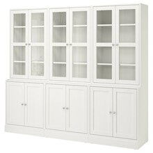 IKEA Halle - Kombination mit Glastüren weiß 243x47x212 cm Kombination mit Glastüren weiß 243x47x212 cm Angebot bei IKEA Halle im Prospekt "Zeit für mehr Weihnachtsstimmung"