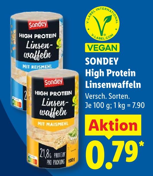 High Protein Linsenwaffeln