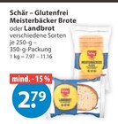 Glutenfrei im V-Markt Prospekt Meisterbäcker Brote oder Landbrot von Schär im aktuellen V-Markt Prospekt für 2,79 €