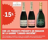 -15% Sur les produits présents en magasin de la gamme Canard-Duchêne - Canard-Duchêne - E.Leclerc à Le Vésinet -15% Sur les produits présents en magasin de la gamme Canard-Duchêne - Canard-Duchêne en promo chez E.Leclerc Le Vésinet