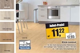 Klick-Laminat bei wohnen & sparen Stelter im Versmold Prospekt für 11,22 €