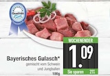 Aktuelles Bayerisches Gulasch Angebot bei E center in Regensburg ab 1,09 €