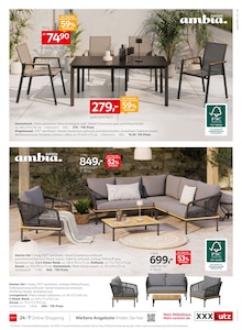 Gartensitzmöbel im XXXLutz Möbelhäuser Prospekt "NR.1 BEIM PREIS" mit 37 Seiten (Mannheim)