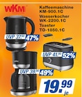 WKM Kaffeemaschine oder Wasserkocher oder Toaster im Angebot bei famila Nordost in Falkensee WKM Kaffeemaschine oder Wasserkocher oder Toaster Angebote bei famila Nordost Falkensee für 19,99 €