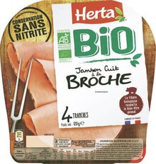 Géant Casino Ceignac - Jambon cuit à la broche bio Promo Jambon cuit à la broche bio dans le catalogue Géant Casino "Sélection Bio" à Ceignac