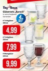 Gläserset Barock 4 Trinkgläser 300 ml Angebote von Tony Brown by Stolz bei Kaufhaus Stolz Flensburg für 4,99 €