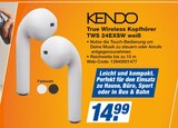 True Wireless Kopfhörer TWS weiß bei expert im Finsterwalde Prospekt für 14,99 €