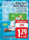 Bunte Vielfalt Angebote von Ritter Sport bei EDEKA Monheim für 1,29 €