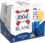 BIERE BLANCHE 1664 5° en promo chez U Express Saint-Étienne à 9,40 €