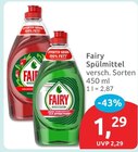 Spülmittel von Fairy für 1,29 € bei budni im Angebot Spülmittel von Fairy im aktuellen budni Prospekt