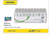 Aktuelles Alkaline Batterien Angebot bei Metro in München ab 7,13 €