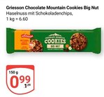 Aktuelle Schokolade Angebote bei GLOBUS in Wiesbaden Aktuelles Chocolate Mountain Cookies Big Nut Angebot bei GLOBUS in Wiesbaden ab 0,99 €