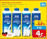 Frische Milch 1,5% von Weihenstephan im aktuellen Netto Marken-Discount Prospekt für 4,00 €