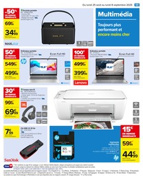 Offre Imprimante dans le catalogue Carrefour du moment à la page 61