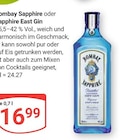 Bombay Sapphire Angebote von Bombay Sapphire bei GLOBUS Duisburg für 16,99 €