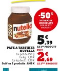 Pâte à tartiner - Nutella dans le catalogue U Express