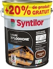 Promo Lasure(d) extérieure Xylodhone Syntilor chêne rustique satin 5 L + 20% gratuit à 44,90 € dans le catalogue Castorama à Cormeilles-en-Parisis