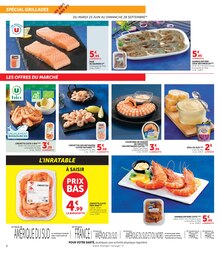 Promotion Fruits de mer surgelés dans le prospectus Super U, valable du 04/08/2026 au 09/08/2026 Promo Fruits de mer surgelés dans le catalogue Super U du moment à la page 4