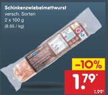 Aktuelle Zwiebelmettwurst Angebote bei Netto Marken-Discount in Frankfurt (Main) Aktuelles Schinkenzwiebelmettwurst Angebot bei Netto Marken-Discount in Frankfurt (Main) ab 1,79 €