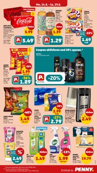 Cola im Penny Prospekt "Wer günstig will, muss Penny." mit 36 Seiten (Suhl)