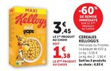 Céréales - KELLOGG'S - Super U à Niort Céréales - KELLOGG'S en promo chez Super U Niort à 1,38 €