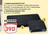 Induktionskochfeld DK 1027 im Angebot bei GLOBUS in Bruchsal Induktionskochfeld DK 1027 Angebote von SEVERIN bei GLOBUS Bruchsal für 39,99 €