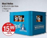 Maxl Helles von Maxlrainer im aktuellen V-Markt Prospekt für 15,99 €