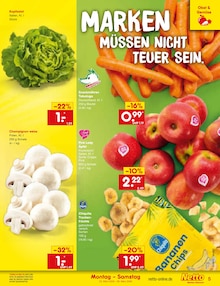 Champignons im Netto Marken-Discount Prospekt "Aktuelle Angebote" mit 60 Seiten (Mannheim)