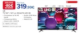 TV 50” / 127 cm 50UA73 LED 4K - LG en promo chez Costco Champigny-sur-Marne à 319,99 €