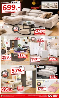 Bett im Segmüller Prospekt "Letzte Chance! - 100 Jahre Jubiläumsfinale bei Segmüller" mit 4 Seiten (Ludwigshafen (Rhein))