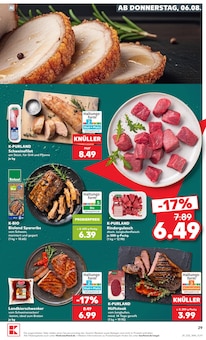 Rindfleisch im aktuellen Kaufland Prospekt (Heilbronn) Rindfleisch im Kaufland Prospekt "Hier bin ich richtig" mit 65 Seiten (Heilbronn)