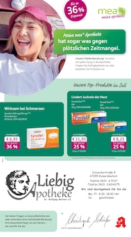 Aktueller mea - meine apotheke Prospekt (Kaiserslautern, 4 Seiten zum blättern mea - meine apotheke Prospekt Unsere Juli-Angebote mit 4 Seiten