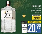 Roku Gin im EDEKA Prospekt Roku Gin im aktuellen EDEKA Prospekt für 20,99 €