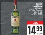EDEKA Heroldsberg - Irish Whiskey Angebot im Prospekt Irish Whiskey bei EDEKA im Heroldsberg Prospekt für 14,99 €