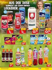 Getränke im Netto Marken-Discount Prospekt "Aktuelle Angebote" mit 55 Seiten (München)