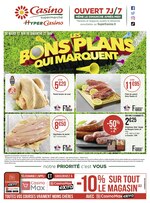 Catalogue Casino Supermarchés à Nogent-sur-Marne, avec 2 pages Prospectus Casino Supermarchés à Nogent-sur-Marne, "Les bons plans qui marquent", 2 pages, 22/06/2021 - 27/06/2021