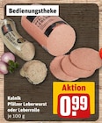 Pfälzer Leberwurst im Angebot bei REWE in Essen Pfälzer Leberwurst Angebote von Kalnik bei REWE Essen für 0,99 €