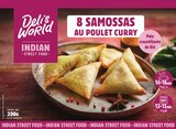 8 Samossas au poulet curry - Deli's World en promo à 2,40 € chez Intermarché Super 8 Samossas au poulet curry - Deli's World dans le catalogue Intermarché Super