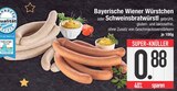 Bayerische Wiener Würstchen im EDEKA Prospekt Bayerische Wiener Würstchen von im aktuellen EDEKA Prospekt für 0,88 €