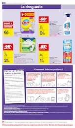 Prix et réduction Brosse dans le prospectus Carrefour Market en cours Offre Brosse dans le catalogue Carrefour Market du moment à la page 46