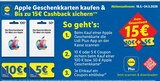 Aktuelles Apple Geschenkkarte 100€ Angebot bei Lidl in Siegen (Universitätsstadt)