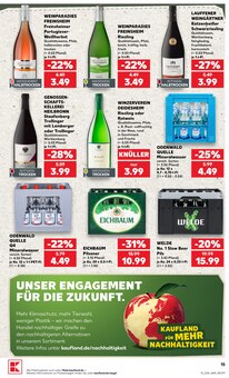 Mineralwasser im aktuellen Kaufland Prospekt (Mannheim) Mineralwasser im Kaufland Prospekt "Hier bin ich richtig" mit 63 Seiten (Mannheim)