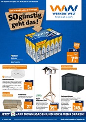 Aktueller Werkers Welt Baumärkte Prospekt in Friesack und Umgebung, "SO günstig geht das!" mit 8 Seiten, 30.08.2025 - 06.09.2025