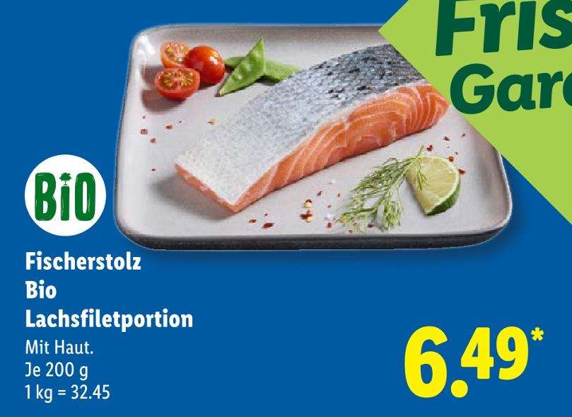 Bio Lachsfiletportion