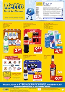 Netto Marken-Discount Fridingen (Donau) Prospekt "DER ORT, AN DEM DU IMMER AUSGEZEICHNETE PREISE FINDEST." mit 2 Seiten