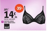 Soutien-gorge avec armatures - Well dans le catalogue E.Leclerc